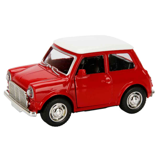 Maxx Wheels Sesli ve Işıklı Model Arabalar 9,5 cm - Kırmızı-Mini Cooper