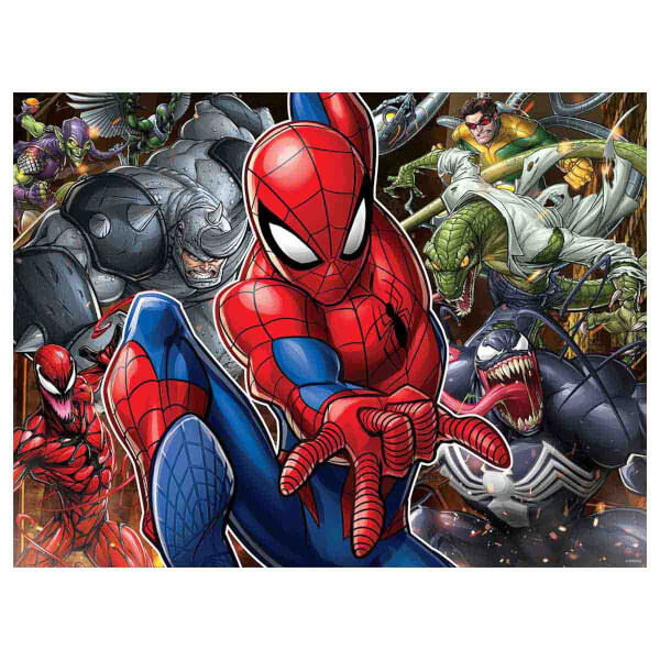 Prime 3D/2D 500 Parça Çift Taraflı Puzzle: Marvel Spider-Man