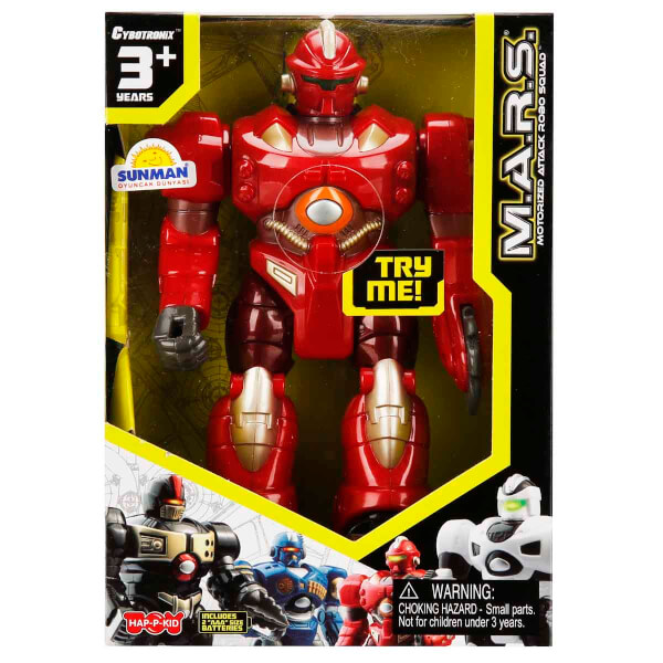 M.A.R.S. Sesli ve Işıklı Yürüyen Robot 18 cm