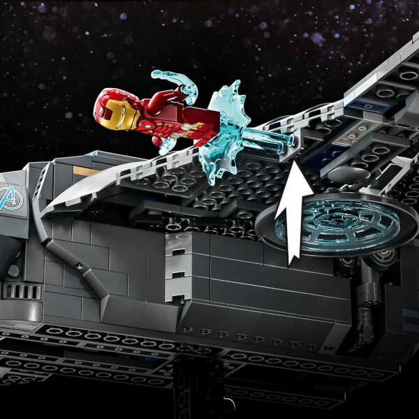 LEGO Marvel Avengers Quinjeti 76248 - 9 Yaş ve Üzeri Çocuklar için Avengers Uçağı ve Minifigürler İçeren Yaratıcı Oyuncak Yapım Seti (795 Parça)