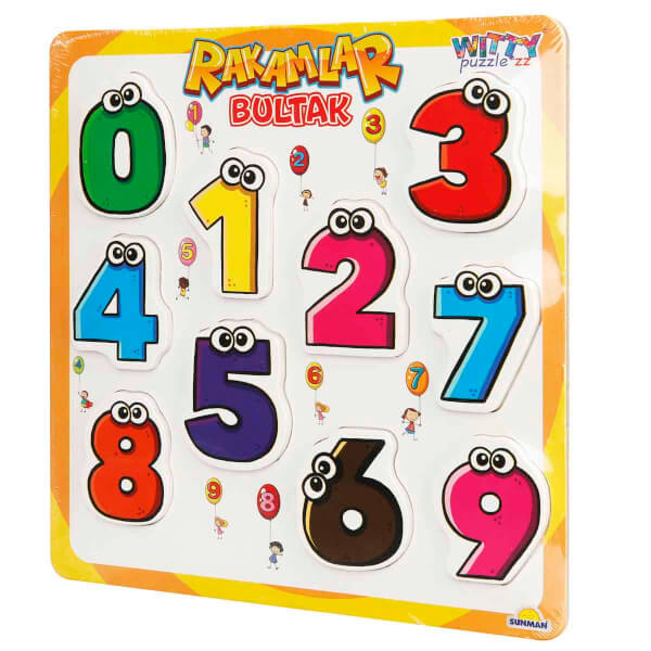 10 Parça Bultak Puzzle: Rakamlar 