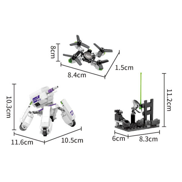 BLX War Drone, Radar ve Robot 22610