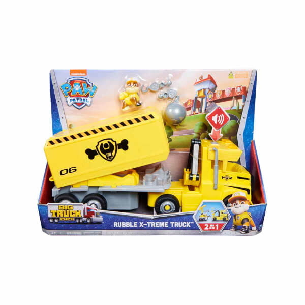 PAW Patrol Big Truck Rubble’n Dönüşen Ekskavatörü