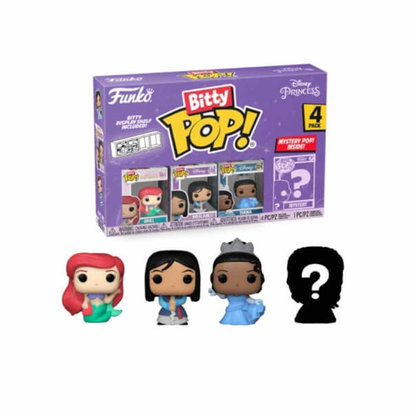 Funko Bitty Pop: Disney Princess Ariel 4 lü Sürpriz Figür Seti