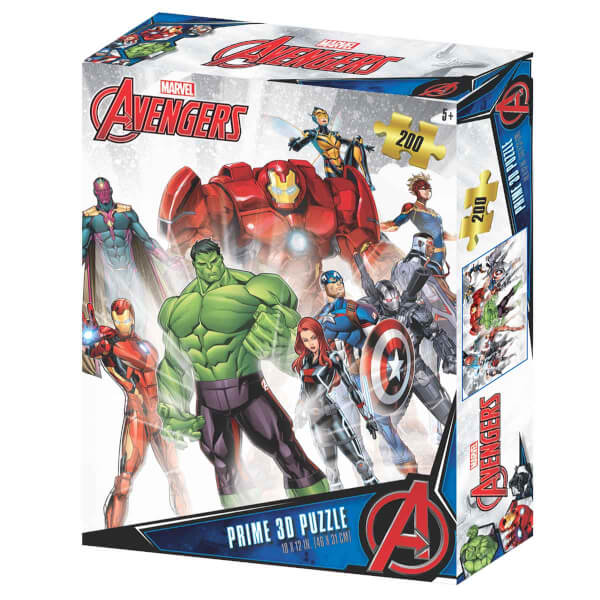 200 Parça 3D Puzzle: Marvel Avengers