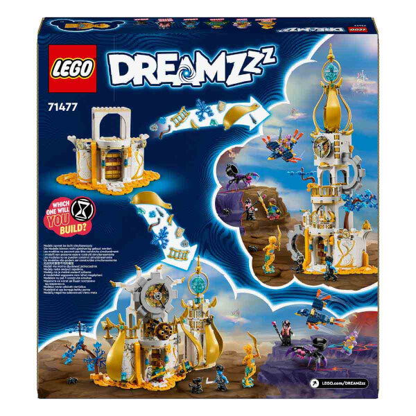 LEGO® DREAMZzz™ Kum Adam'ın Kulesi 71477 - 9 Yaş ve Üzeri için Kahraman Figürlü Yaratıcı Oyuncak Yapım Seti (723 Parça)