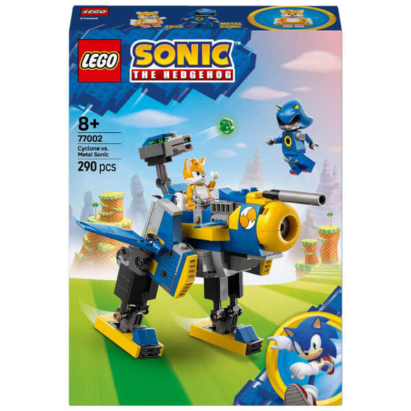 LEGO Sonic the Hedgehog Cyclone, Metal Sonic’e Karşı 77002 - 8 Yaş ve Üzeri Çocuklar için Koleksiyonluk Yaratıcı Oyuncak Yapım Seti (290 Parça)