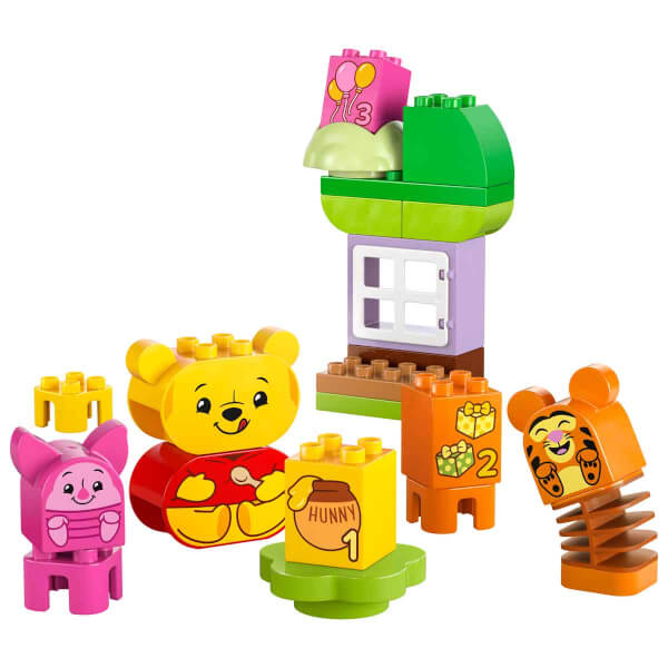 LEGO DUPLO Disney Ayı Winnie’nin Doğum Günü Partisi 10457 - 1,5 Yaş ve Üzeri Çocuklar için Eğitici Oyuncak Yapım Seti (22 Parça)