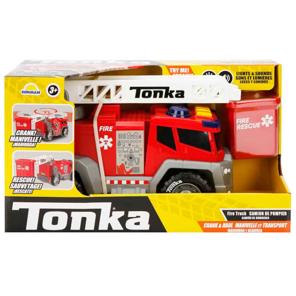 Tonka Sesli ve Işıklı İtfaiye Aracı 