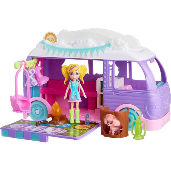 Polly Pocket Eğlenceli Karavan Oyun Seti JCC32