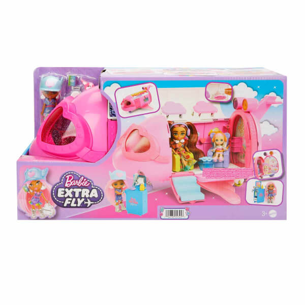 Barbie Extra Jet ve Extra Mini Minis Oyun Seti HPF72