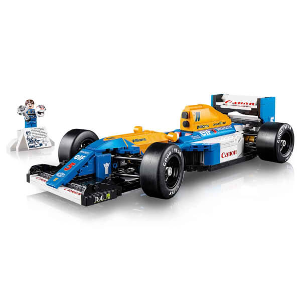 LEGO Icons Williams Racing FW14B ve Nigel Mansell 10353 - Yetişkinler için Koleksiyonluk Yaratıcı Model Yapım Seti (799 Parça)