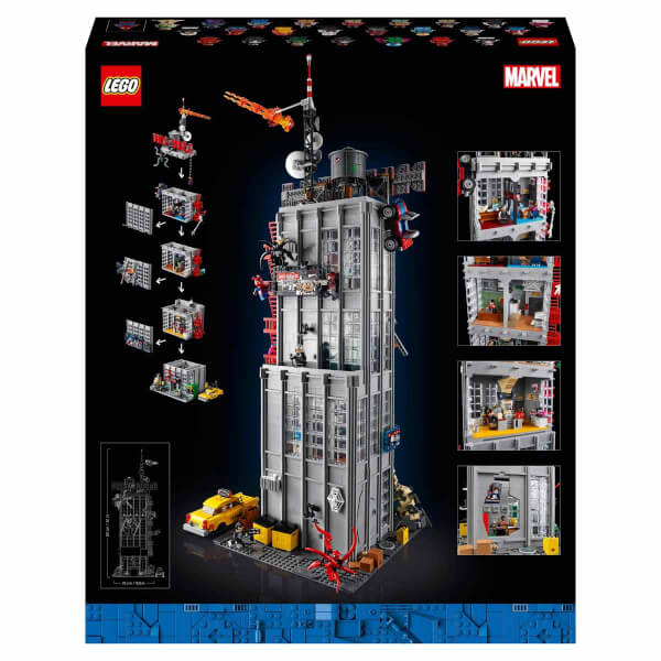 LEGO Marvel Örümcek Adam Daily Bugle 76178 Yapım Seti; Yetişkin Marvel Hayranlarını Düşünerek Tasarlanmış Koleksiyonluk bir Oyun Seti (3772 Parça)