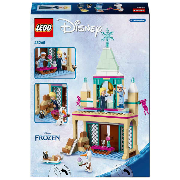 LEGO Disney Frozen Arendelle Karlar Ülkesi Şatosu 43265 - 5 Yaş ve Üzeri Prenses Seven Çocuklar için Elsa Mini Bebek İçeren Yaratıcı Oyuncak Yapım Seti (177 Parça)