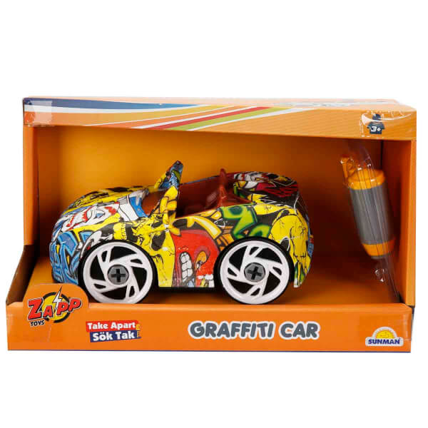 Zapp Toys Graffiti Desenli Sök Tak Araba