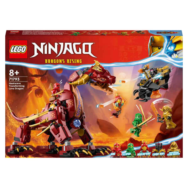 LEGO NINJAGO Heatwave Dönüşen Lav Ejderhası 71793