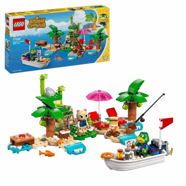 LEGO Animal Crossing Kapp'n Ada Tekne Turunda 77048 - 6 Yaş ve Üzeri Çocuklar için Yaratıcı Oyuncak Yapım Seti (233 Parça)