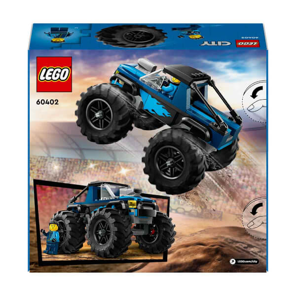 LEGO® City Mavi Canavar Kamyon 60402 - 5 Yaş ve Üzeri Çocuklar için Kamyonet İçeren Yaratıcı Oyuncak Yapım Seti (148 Parça)