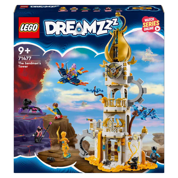 LEGO® DREAMZzz™ Kum Adam'ın Kulesi 71477 - 9 Yaş ve Üzeri için Kahraman Figürlü Yaratıcı Oyuncak Yapım Seti (723 Parça)