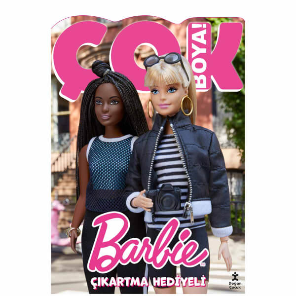 Barbie Çok Boya Çıkartmalı Dev Boyama Kitabı 