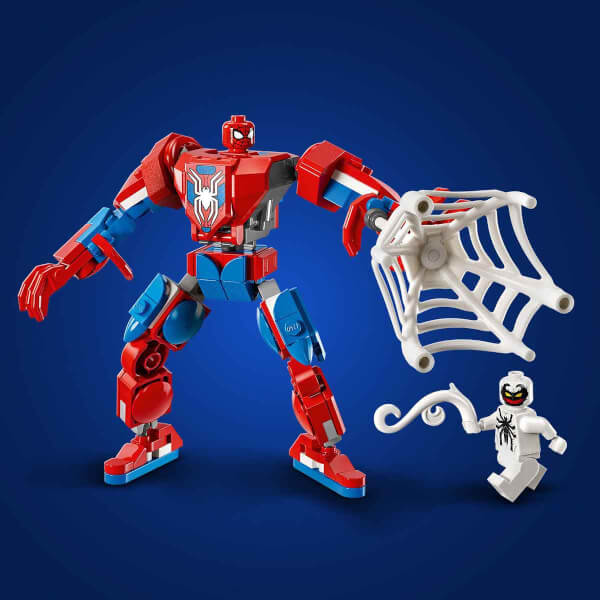 LEGO Marvel Örümcek Adam Robotu, Anti Venom’a Karşı 76308 - 6 yaş ve üzeri çocuklar için İnşa Edilebilen Figür İçeren Yaratıcı Oyuncak Yapım Seti (107 Parça)