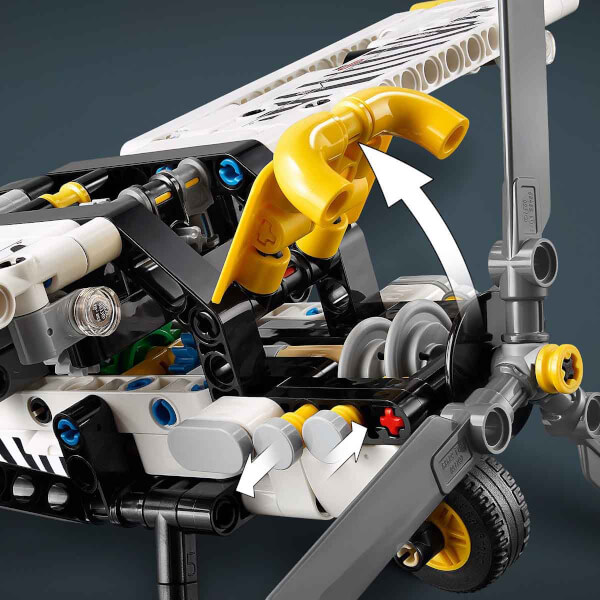 LEGO Technic Arazi Uçağı 42198 - 8 Yaş ve Üzeri Çocuklar için Koleksiyonluk Yaratıcı Oyuncak Yapım Seti (333 Parça)