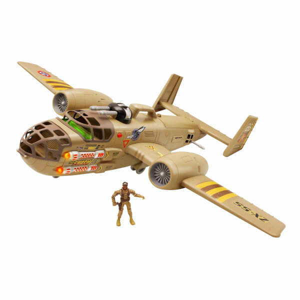 Sesli ve Işıklı The Corps Universe Beast Bomber Askeri Uçak 