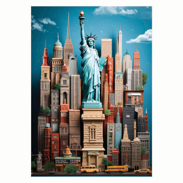 1500 Parça Puzzle: New York