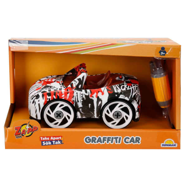 Zapp Toys Graffiti Desenli Sök Tak Araba