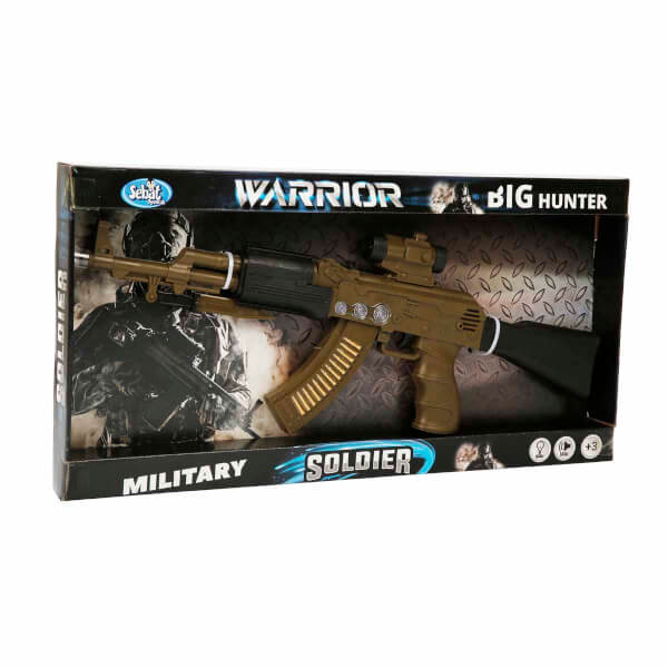 Warrior Big Hunter Sesli ve Işıklı Tüfek 