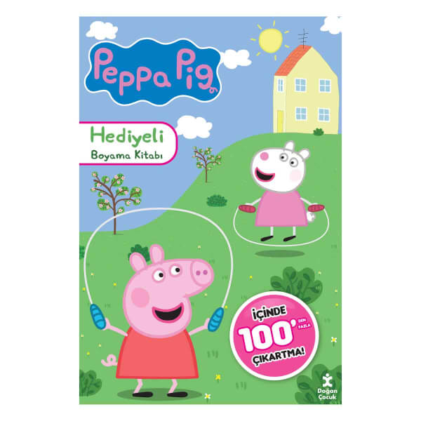 Peppa Pig 100+ Çıkartma Hediyeli Boyama Kitabı