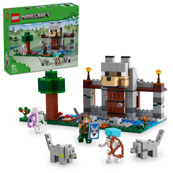 LEGO Minecraft Kurt Kalesi 21261 - 8 Yaş ve Üzeri Macera Oyunları Seven Çocuklar İçin İskelet Kaşif İçeren Yaratıcı Oyuncak Yapım Seti (312 Parça)