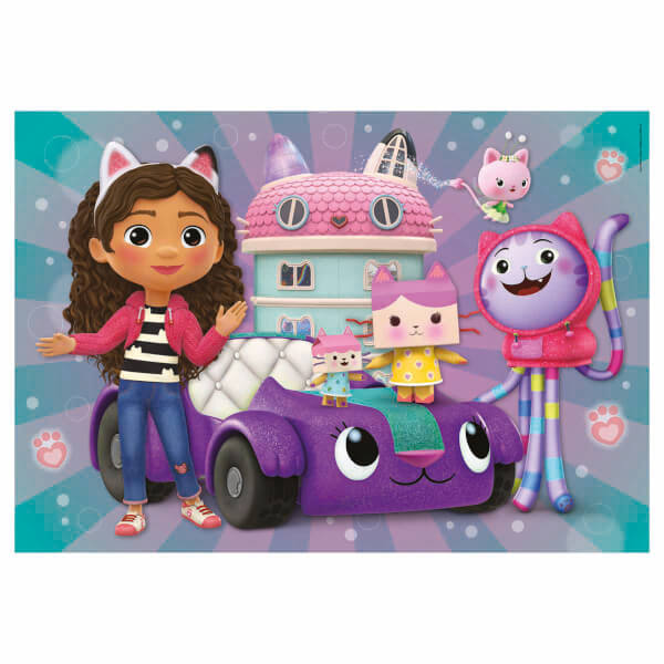 2 x 20 Parça Supercolor Puzzle: Gabby’s Dollhouse