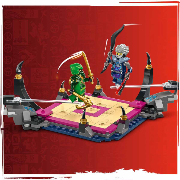 LEGO NINJAGO Kurt Maskesi Gölge Dövüş Okulu 71813 - 9 Yaş ve Üzeri Çocuklar için 8 Ninja Minifigürü İçeren Yaratıcı Oyuncak Yapım Seti (1190 Parça)