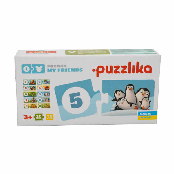 Cubika 20 Parça Puzzle: Sevimli Hayvan Dostlarım