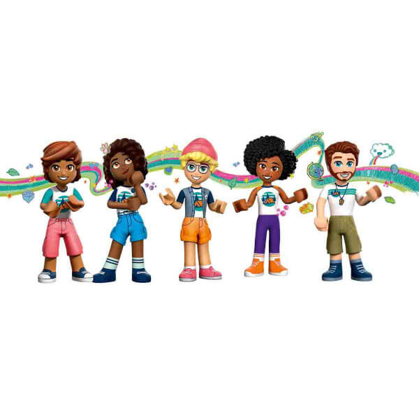 LEGO Friends Macera Kampı Ağaç Ev 42631 - 8 Yaş ve Üzeri Çocuklar için Leo, Aliya, Jamila ve  Olly Minifigürü İçeren Yaratıcı Oyuncak Yapım Seti (1128 Parça)