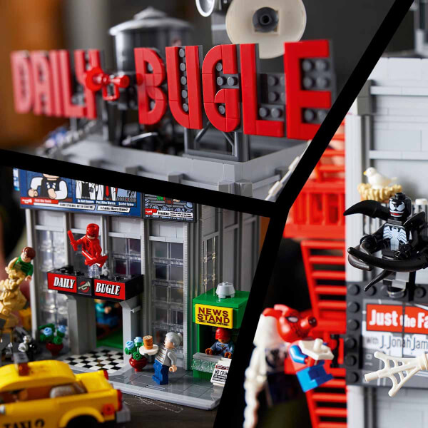 LEGO Marvel Örümcek Adam Daily Bugle 76178 Yapım Seti; Yetişkin Marvel Hayranlarını Düşünerek Tasarlanmış Koleksiyonluk bir Oyun Seti (3772 Parça)