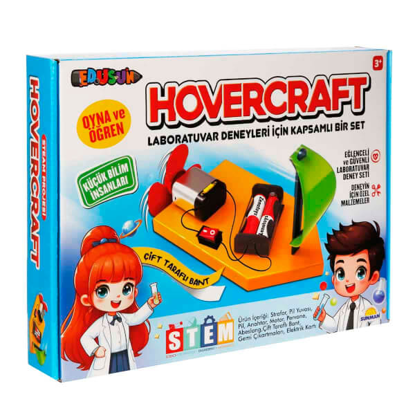 Hovercraft Stem Deney Seti 