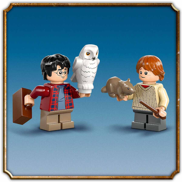 LEGO Harry Potter Uçan Ford Anglia 76424 - 7 Yaş ve Üzeri Harry Potter Hayranları için Harry Potter ve Ron Weasley Minifigürü İçeren Koleksiyonluk Yaratıcı Oyuncak Yapım Seti (165 Parça)