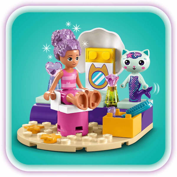  LEGO Gabby ve Süslü Kedi’nin Gemisi ve Spa 10786 - 4 Yaş ve Üzeri Çocuklar için Tekne ve Güzellik Salonu İçeren Yaratıcı Oyuncak Yapım Seti (88 Parça)