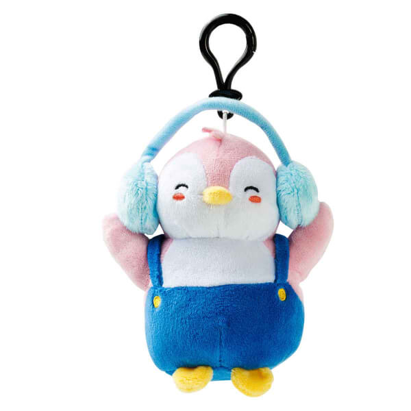 Pudgy Penguins Anahtarlık Klipsi - Mavi Kulaklıklı Muffle Millie