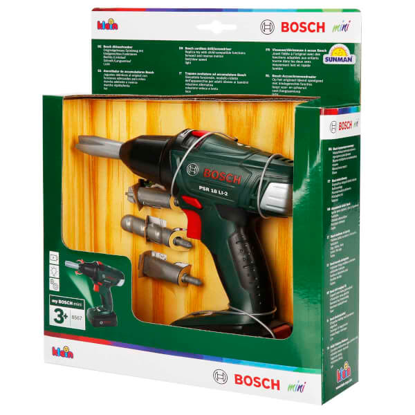 Bosch Sesli ve Işıklı Oyuncak Matkap Seti