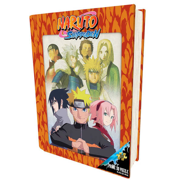300 Parça 3D Puzzle Metal Kutu: Naruto