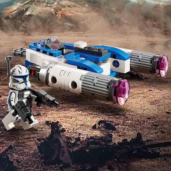 LEGO Star Wars: Klon Savaşları Yüzbaşı Rex Y-Wing Mikro Savaşçı 75391 - 6 Yaş ve Üzeri Çocuklar için Yaratıcı Oyuncak Yapım Seti (99 Parça)