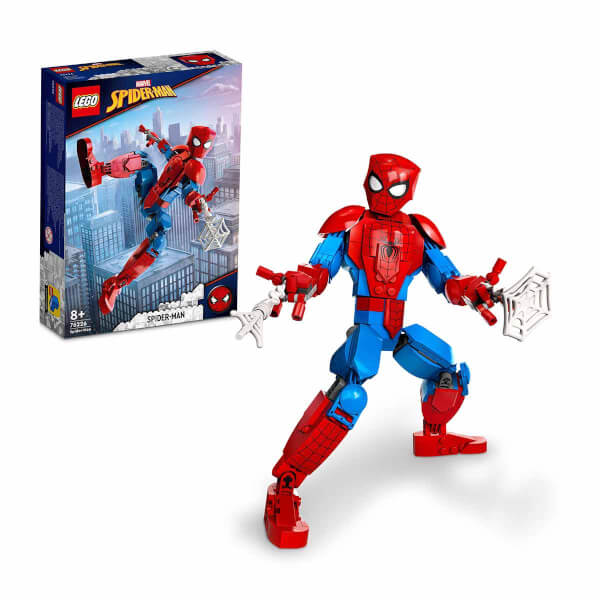 LEGO Marvel Örümcek Adam Figürü 76226 – 8 Yaş ve Üzeri Çocuklara Oynamak ve Sergilemek için Gerçekçi bir Model Yapım Seti (258 Parça)