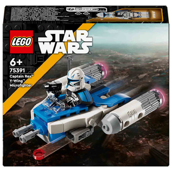 LEGO Star Wars: Klon Savaşları Yüzbaşı Rex Y-Wing Mikro Savaşçı 75391 - 6 Yaş ve Üzeri Çocuklar için Yaratıcı Oyuncak Yapım Seti (99 Parça)