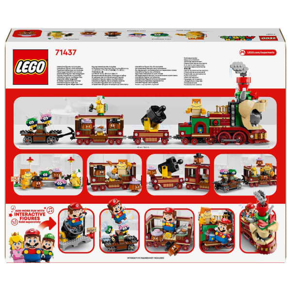 LEGO Super Mario Bowser Ekspres Treni 71437 - 9 Yaş ve Üzeri Çocuklar için Nintendo Karakteri İçeren Yaratıcı Oyuncak Yapım Seti (1392 Parça)