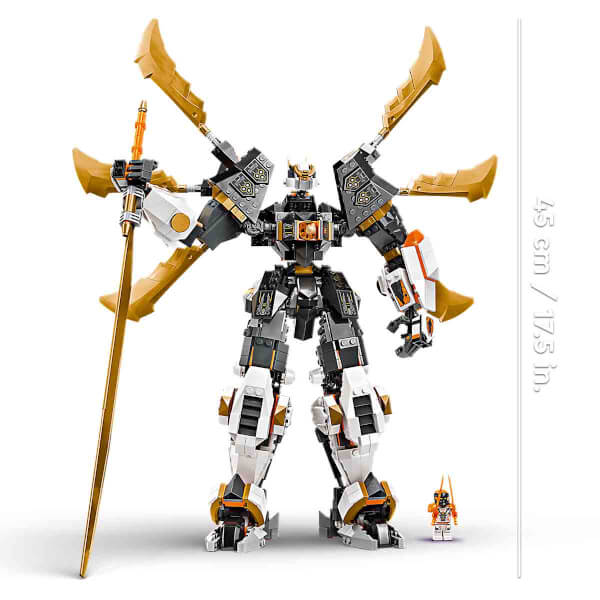 LEGO NINJAGO Cole’un Titan Ejderha Robotu 71821 – 12 Yaş ve Üzeri İçin Cole Minifigürü İçeren Yaratıcı Oyuncak Yapım Seti (1055 Parça)