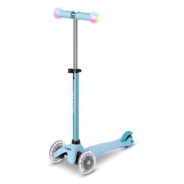 4in1 Micro Mini2Grow Deluxe Magic 3 Tekerlekli Işıklı Mavi Scooter 
