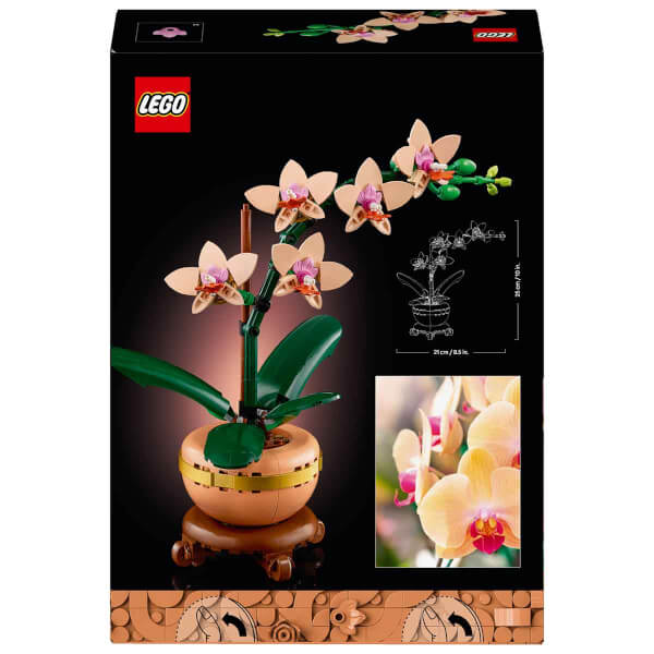 LEGO Botanicals Mini Orkide 10343 - Yetişkinler için Dekoratif Çiçek Yapım Seti (274 Parça)